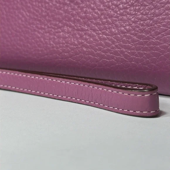 *HTF COLOR* COACH Accordion Zip Wallet With Wristlet Strap - Picture 5 of 16